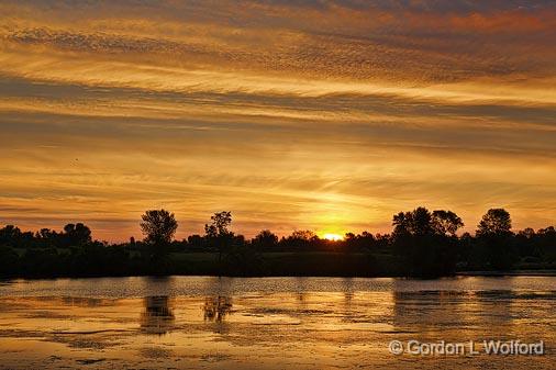 Clouds At Sunrise_11565-6.jpg - Photographed along the Rideau Canal Waterway near Smiths Falls, Ontario, Canada.